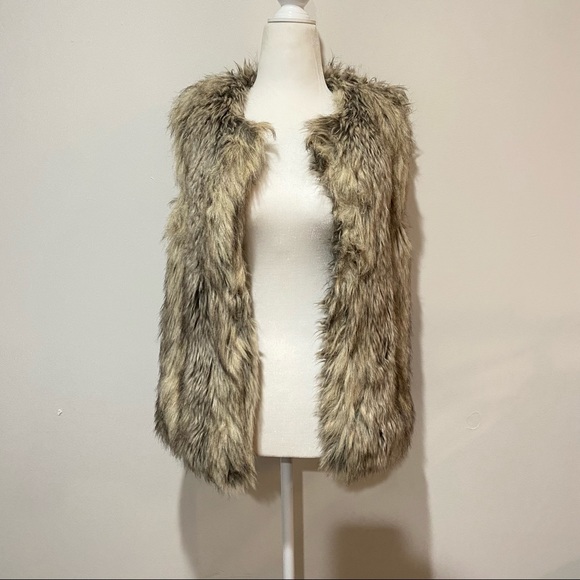 Tinsel Faux Rabbit Fur Vest Size XS - Picture 14 of 14
